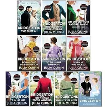 Bridgerton Family Book Series Complete 10 Books Collection