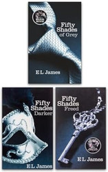 E L James Fifty Shades Series 3 Books Collection Set