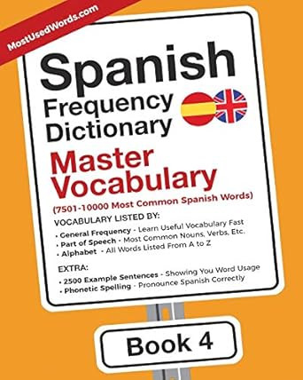 Spanish Frequency Dictionary Master Vocabulary