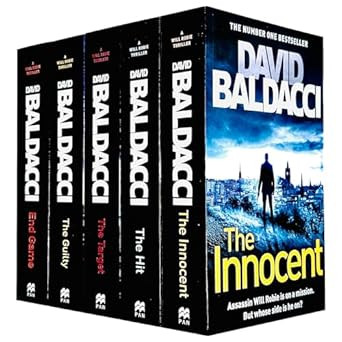 David Baldacci Will Robie Series 4 Books Collection Set