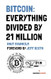 Bitcoin: Everything divided by 21 million