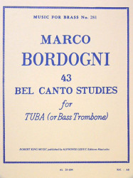 43 Bel Canto Studies for Tuba