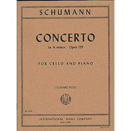 Schumann Robert Concerto In a minor Op. 129. For Cello and
