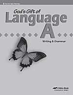 A Beka God's Gift of Language A Grade 4 Teacher Quiz / Test Key