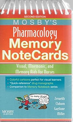 Mosby's Pharmacology Memory NoteCards