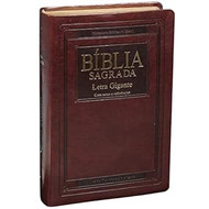 Biblia Sagrada RC Letra GiganteLuxo Marrom