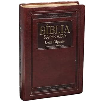 Biblia Sagrada RC Letra GiganteLuxo Marrom