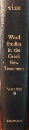 Word Studies from the Greek New Testament