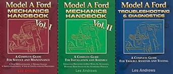 1928 1929 1930 and 1931 COMPLETE SET OF MODEL A FORD MECHANICS