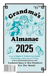 2016 Grandma's Almanac - Lottery Book