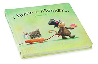 Jellycat I Know A Monkey Book - Board Book