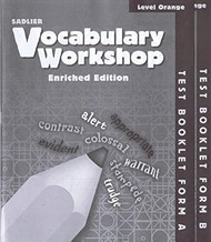 Test Booklet Form A&B Sadlier Vocabulary Workshop Enriched
