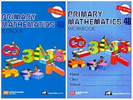 Primary Mathematics 4B SET--Textbook and Workbook