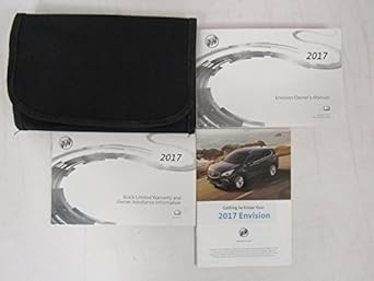 2017 Buick Envision Owners Manual Guide Book