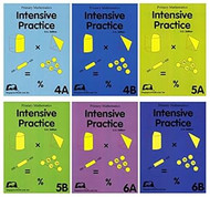 Primary Math Intensive Practice 6 Books Set