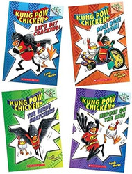 Kung Pow Chicken Set of 4  Books