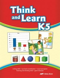 Think and Learn K5 Abeka 5 Year Old Kindergarten Phonics