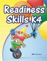 Readiness Skills K4 Abeka 4 Year Old Kindergarten