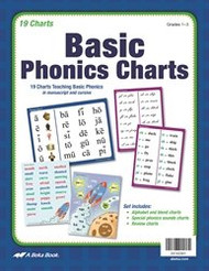 Basic Phonics Charts Abeka 1st 2nd and 3rd Grade 1 2 and 3