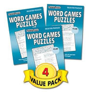 Word Games Puzzles Book / Decode the Message 4 Pack Penny