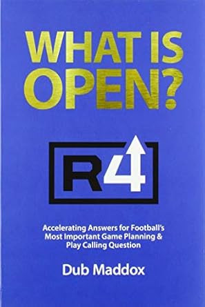 What Is Open: Accelerating Answers for Football's Most Important