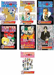 Hunter x Hunter Manga 7 book Set Vol. 6-12 by Yoshihiro Togashi