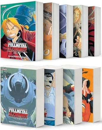 Fullmetal Alchemist 3-in-1 Edition Complete 9-book Manga Set by