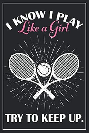 Tennis Journal - Girl's Tennis Gift