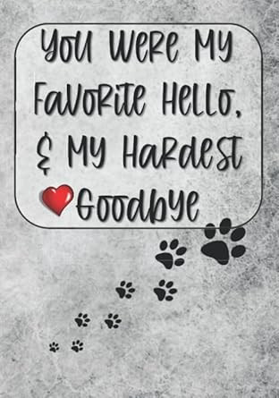 You Were My Favorite Hello and My Hardest Goodbye