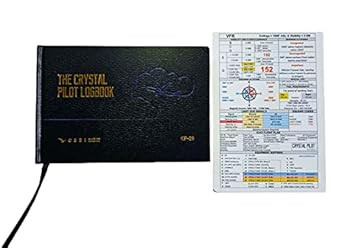 Crystal Pilot Log Book and Large VFR-IFR Placard
