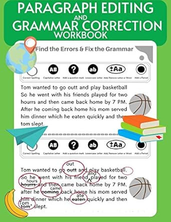 Paragraph Editing and Grammar Correction Workbook