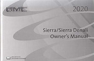 2020 GMC Sierra Owner's Manual Original