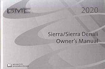 2020 GMC Sierra Owner's Manual Original