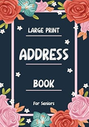 Large Print Address Book for Seniors