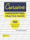 Cursive Handwriting Practice Paper with Angled Vertical