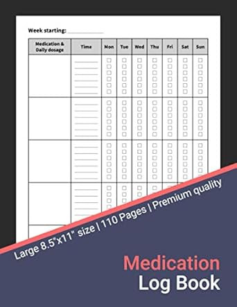 Medication Log Book