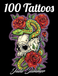 100 Tattoos: A Tattoo Coloring Book for Adults with Skulls