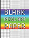 Blank pixel art paper Blank pixel art paper