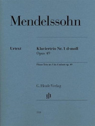 Piano Trio No 1 in D Minor Op 49 Set of Parts for Violin