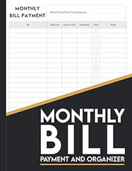 Monthly Bill Payment And Organizer