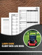 Lawn Care Client Data Log Book: