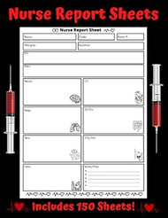 Nurse Report Sheet Notebook
