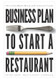 Business Plan To Start A Restaurant Business Plan To Start A Restaurant