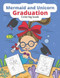 Mermaid and Unicorn Graduation Coloring Book