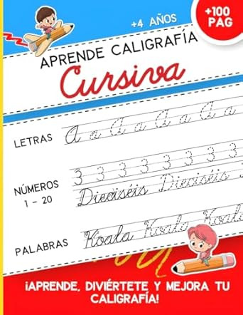 Aprende Caligrafia Cursiva En Espanol Abecedario Palabras