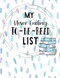 My Never Ending To-Be-Read List