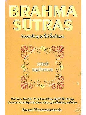 Brahma Sutras According to Sri Sankara With Text Word-For