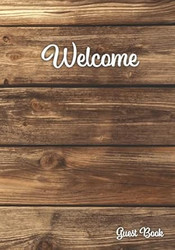 Welcome! A Guest Book for Vacation Rental Airbnb & VRBO