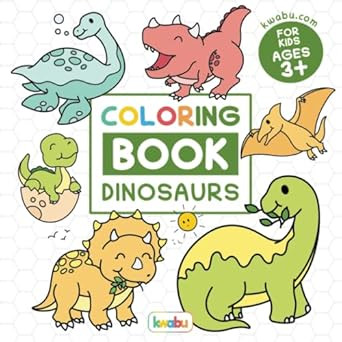 Coloring Book Dinosaurs For Kids