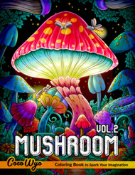 Mushroom Coloring Book Vol 2